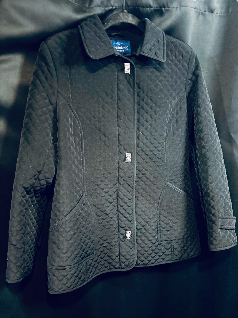 Aquascutum Quilted Black Women's Jacket